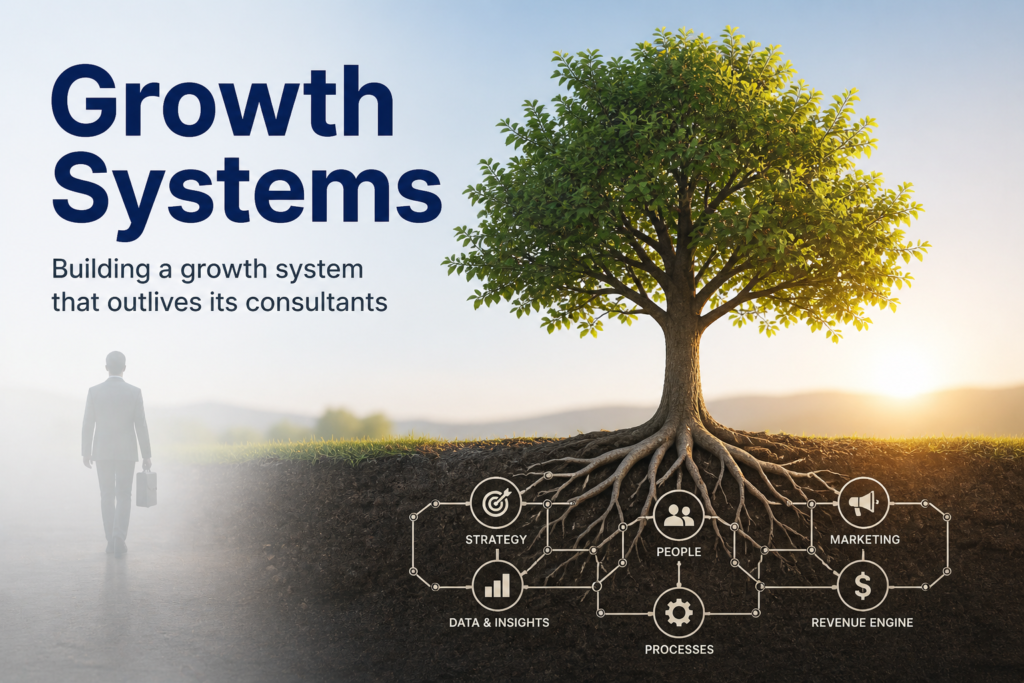 Building a growth system that outlives its consultants