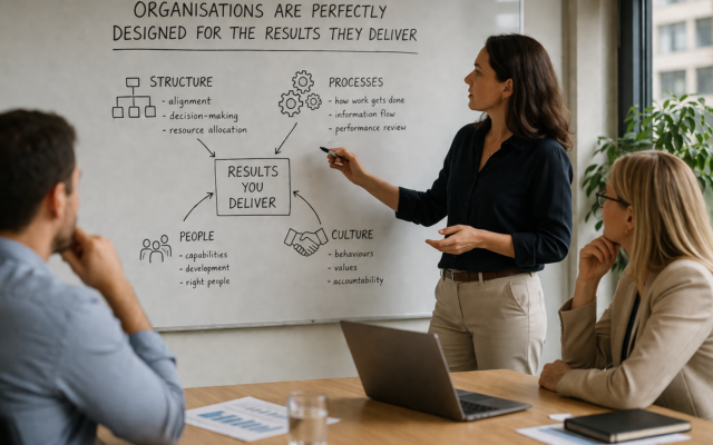 Organisations are perfectly designed for the results they deliver