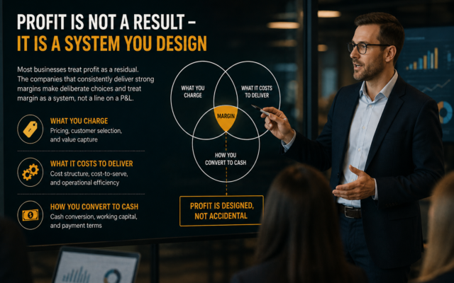 Profit is not a result — it is a system you design