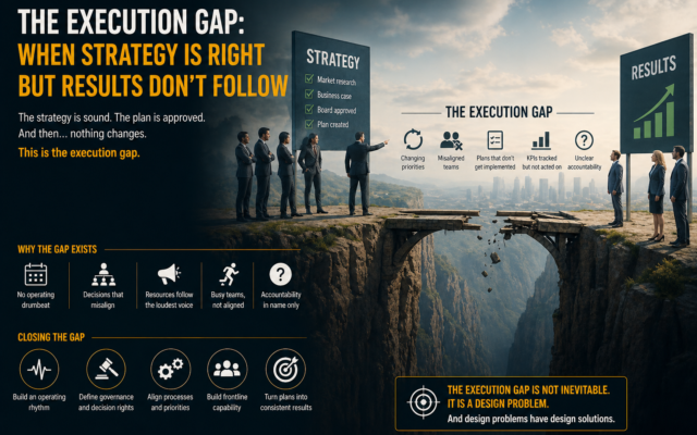 The execution gap: when strategy is right but results don’t follow